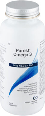 Coyne Healthcare Purest Omega 3 Wild Alaskan Fish Capsules 60pk