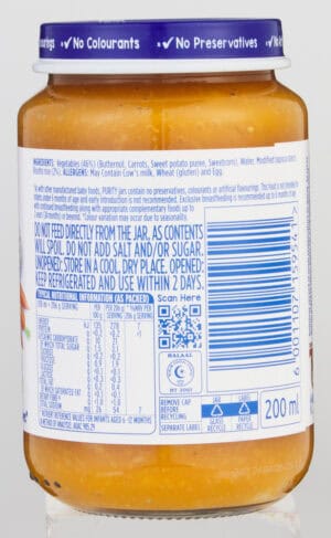 Purity From 8 Months Mixed Vegetables & Rice Veggi 200ml