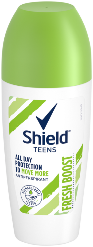 Shield Teens Fresh Boost Antiperspirant Roll-On Deodorant 50ml