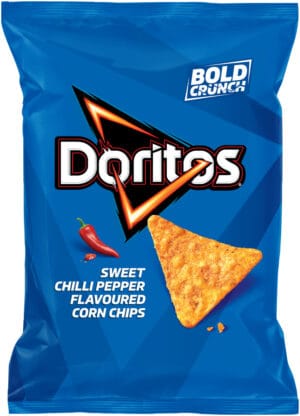 Doritos Sweet Chilli Pepper Flavoured Corn Chips 145g
