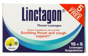 Linctagon Lemon Throat Lozenges 20pk
