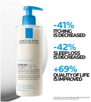 La Roche-posay Lipikar Syndet AP+ Lipid Replenishing Wash Cream 400ml