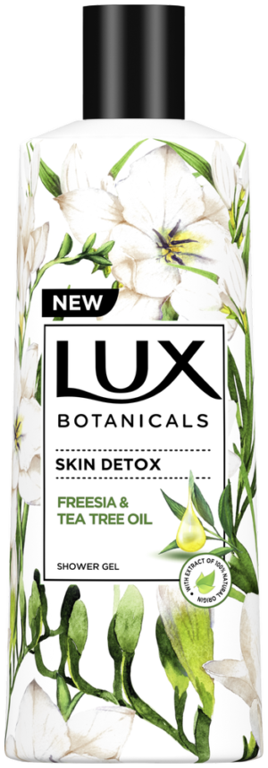 LUX Botanicals Freesia and Tea Tree Moisturizing Body Wash 400ml