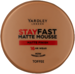 Yardley Stayfast Toffee 16HR Matte Mousse Foundation 12g