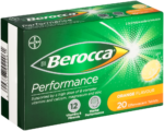 Berocca Performance Orange Flavour Effervescent Tablets 20pk