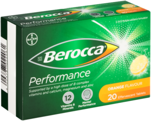 Berocca Performance Orange Flavour Effervescent Tablets 20pk