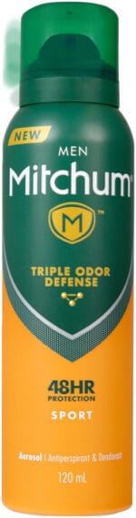Mitchum Men Sport Antiperspirant & Deodorant Aerosol 120ml