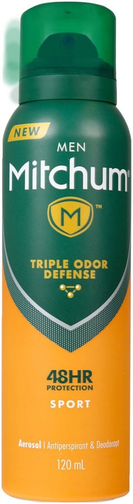 Mitchum Men Sport Antiperspirant & Deodorant Aerosol 120ml