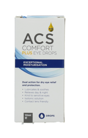 ACS Comfort Plus Eye Drops 10ml