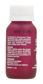 Natura Nat Sulph Biochemic Tissue Salt Tablets 125pk