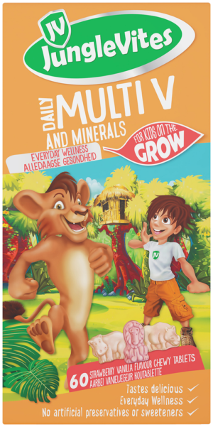 Junglevites Multi V Chewy Tablets 60pk