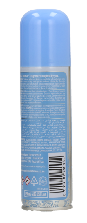 MUM 21 Sparkle Forever Perfumed Deodorant Body Spray 120ml