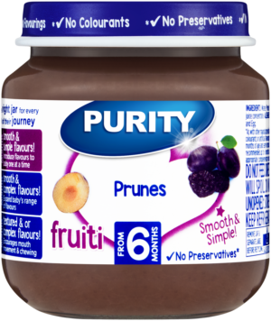 Purity From 6 Months Prunes Fruiti 125ml