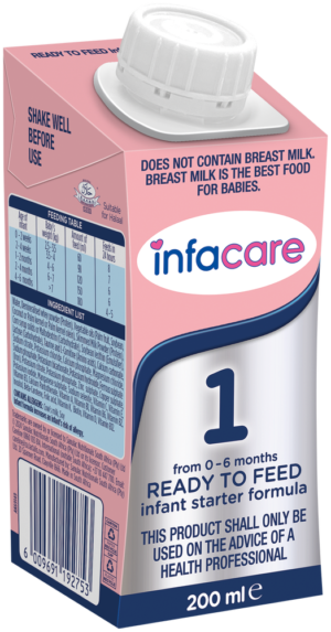Infacare Stage 1 Ready to Feed Infant Starter Formula 200ml