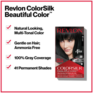 Revlon Colorsilk Auburn Brown Beautiful Color Permanent Hair Colour 1s