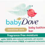 Baby Dove Sensitive Care Fragrance Free Moisture Baby Bathing Bar 90g