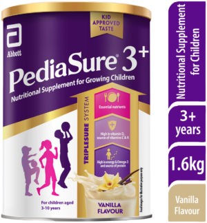 Pediasure 3+ Vanilla Flavour Nutritional Supplement for Growing Children 1.6kg