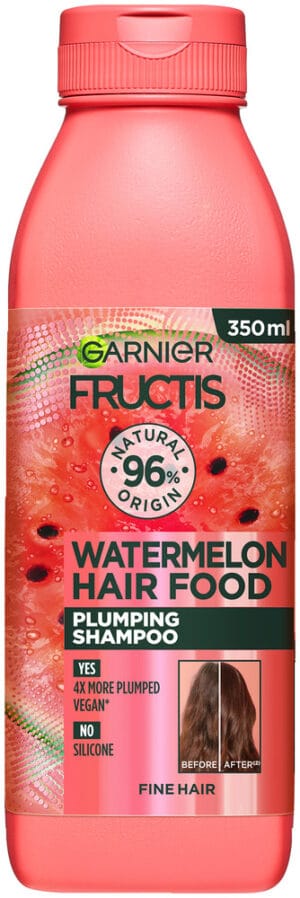 Garnier Fructis Plumping Watermelon Hair Food Shampoo 350ml