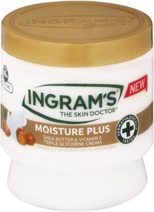 Ingram's Moisture Plus Shea Butter & Vitamin E Triple Glycerine Cream 450ml