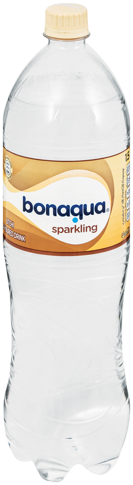 Bonaqua Litchi Flavoured Sparkling Drink 1.5L