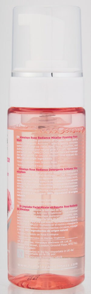 Himalaya Rose Radiance Micellar Foaming Face Wash 150ml