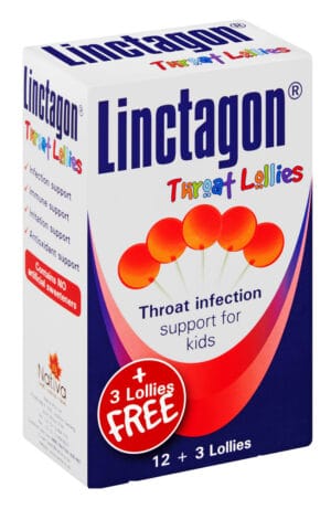 Linctagon Throat Lollies for Kids 15pk