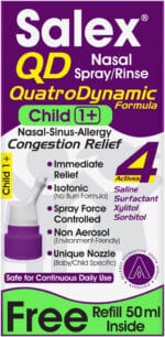 Salex QD Child Nasal Spray & Rinse 50ml