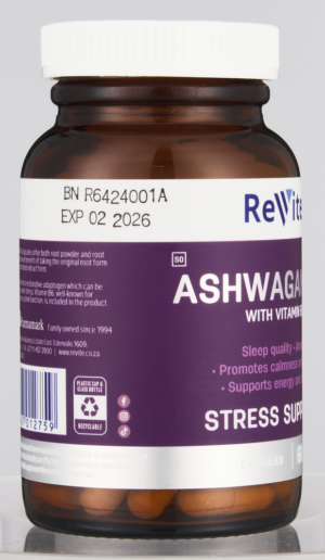 Revite Ashwagandha with Vitamin B6 Capsules 60pk
