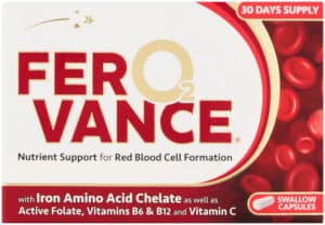 Fero2vance Iron Supplement Swallow Capsules 30pk