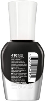Sally Hansen Good. Kind. Pure. Black Stone Nail Color 10ml
