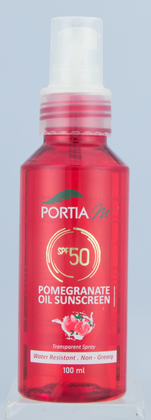 Portia M Pomegranate SPF 50 Oil Sunscreen 100ml