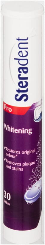 Steradent Pro Whitening Denture Cleaning Tablets 30pk