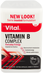 Vital Vitamin B Complex Softgel Capsules 60pk