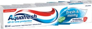 image-0 Aquafresh All-in-One Protection Fresh & Minty Fluoride Toothpaste 50ml