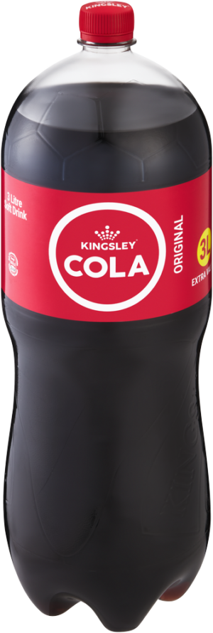 Kingsley Cola Original Soft Drink 3L