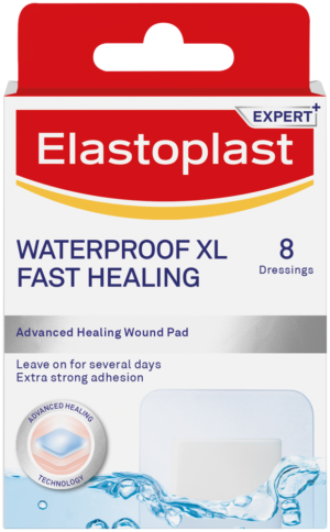 Elastoplast Expert+ Waterproof Fast Healing Dressings 8pk