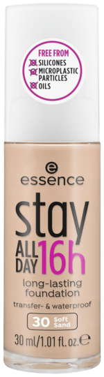 Essence 30 Soft Sand Stay All Day 16H Long-Lasting Foundation 30ml