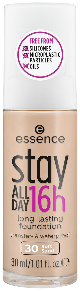 Essence 30 Soft Sand Stay All Day 16H Long-Lasting Foundation 30ml