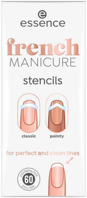 Essence French Manicure Stencils 60pc