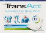 Transact Medicated Pain Relief Patch 5pk