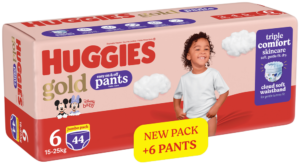 Huggies Gold Size 6 Disposable Nappy Pants 44pk