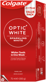 Colgate Optic White Sparkling White Whitening Toothpaste 2 x 75ml