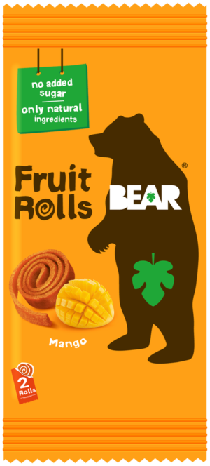 BEAR Mango Fruit Rolls 2pk