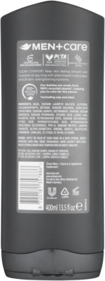 Dove Men+care Hydrating Clean Comfort Body, Face & Hair Wash 400ml