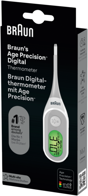 Braun Age Precision Digital Thermometer 1s