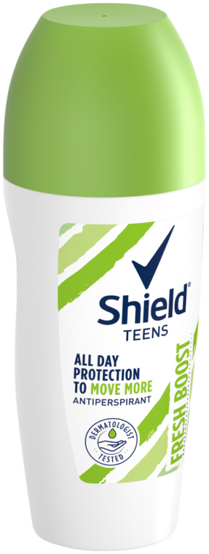 Shield Teens Fresh Boost Antiperspirant Roll-On Deodorant 50ml