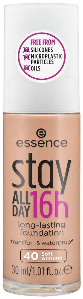 Essence 40 Soft Almond Stay All Day 16H Long-Lasting Foundation 30ml