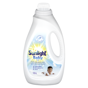 Sunlight Baby Gentle Baby Auto and Hand Washing Liquid Detergent 1.5L