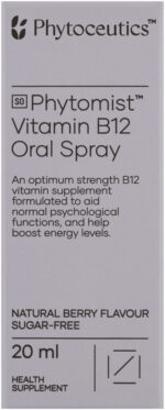 Phytoceutics Phytomist Berry Flavour Vitamin B12 Oral Spray 20ml