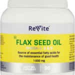 Revite Flax Seed Oil Softgel Capsules 90pk